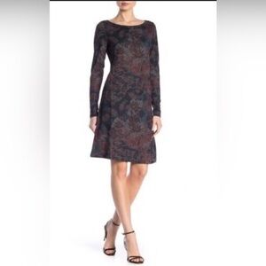 Women’s Premise Boatneck Multi Color Dress Size Large NEW WITH TAGS